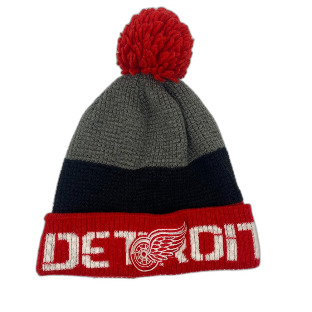 Detroit Red Wings NHL Reebok Center Ice Collection Beanie Unisex Red Wings Cap